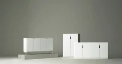 Volt Skänk, Beige/Svart