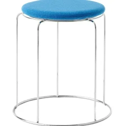 Wire Stool Sittdyna Ø36 cm, Blå