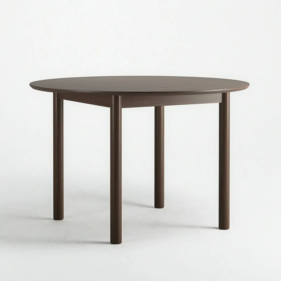 Wood Bord 110 cm, Mörk Ek