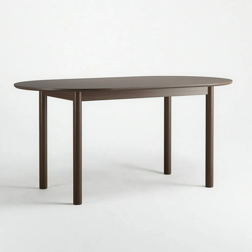 Wood Bord 90x160 cm, Mörk Ek