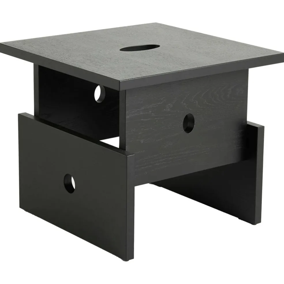 Wood Box Soffbord, Svart Ek