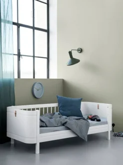Wood Mini+ Cot Säng Inkl. Junior Kit, Vit