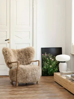Wulff ATD2 Loungefåtölj, Ek / Sheepskin Honey