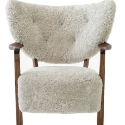 Wulff ATD2 Loungefåtölj, Valnöt / Sheepskin Moonlight