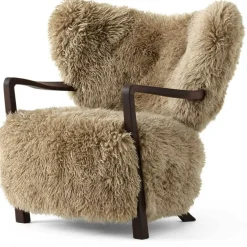 Wulff ATD2 Loungefåtölj, Valnöt / Sheepskin Honey