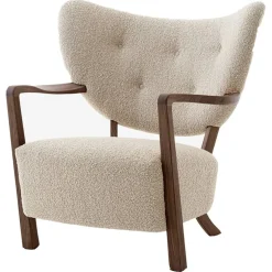 Wulff ATD2 Loungefåtölj, Walnut/karakorum 003