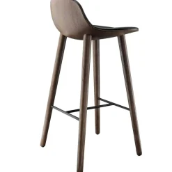 Yuuga Barstol H65 cm, Smoked Oak/Svart