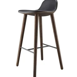 Yuuga Barstol H65 cm, Smoked Oak/Svart